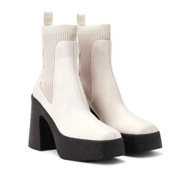 Stella McCartney Skyla Heeled Boots Sz 40 - Picture 1 of 10